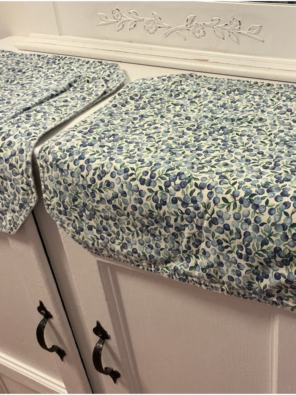 Vintage Blueberries Cotton Placemats